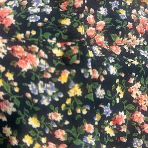 Sezane floral print knee length skirt